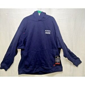 NWT ARIAT WORK Men's FR Rev Pullover Hoodie NAVY - 1003230